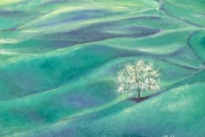 Vendita online opera di pittura ad olio dal titolo "Aria di primavera" realizzata dall'artista contemporanea Linda Nuzzi