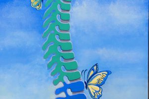Vendita online opera di pittura acrilica dal titolo “Butterfly” realizzata dall'artista contemporanea Linda Nuzzi